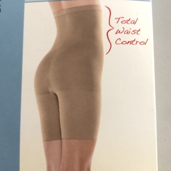ASSETS by SPANX Women's High Waist Mid thigh Shaper Nude Size 4 165-220 LBS - Picture 2 of 11